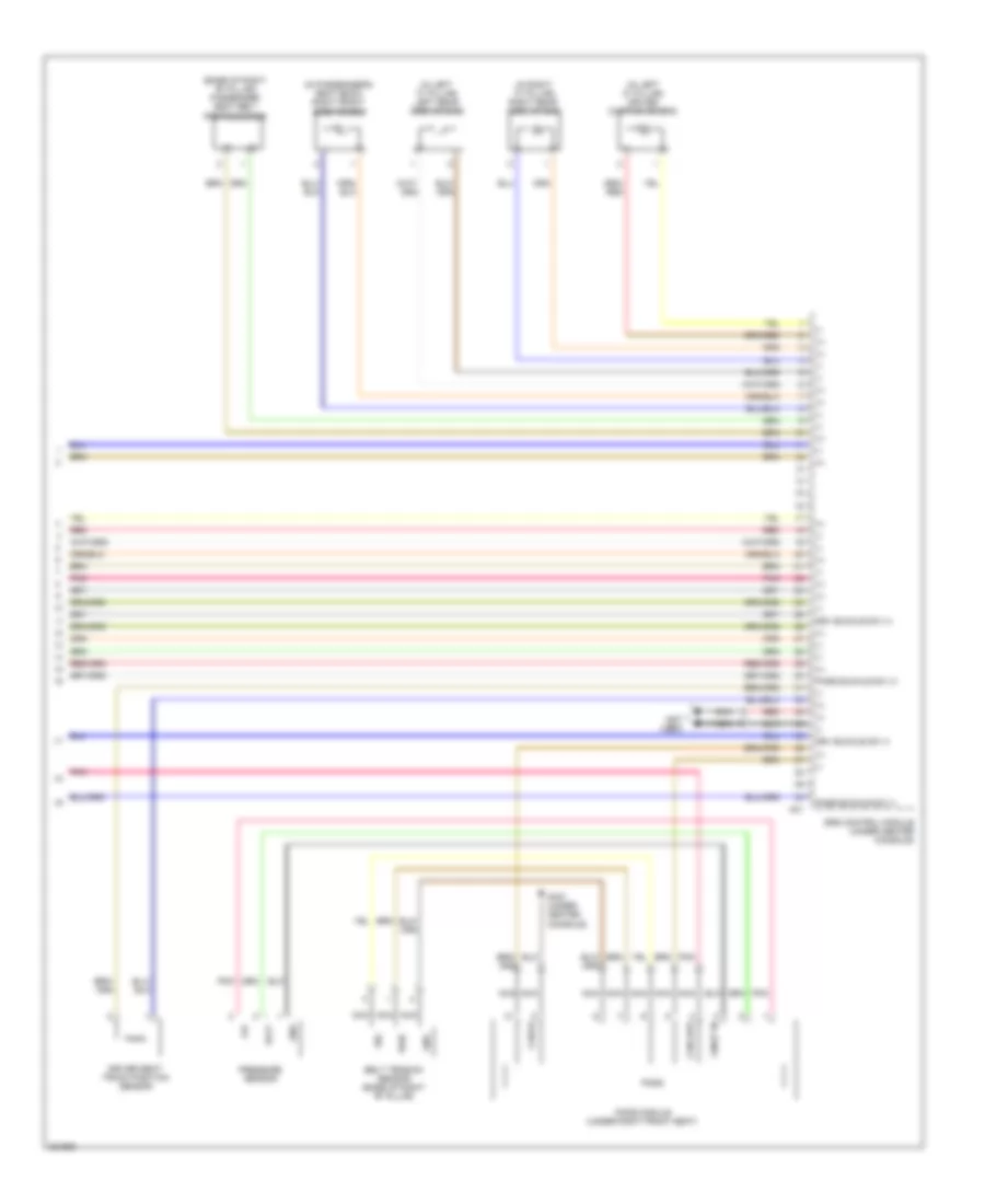 Supplemental Restraints Wiring Diagram 3 of 3 for Hyundai Azera GLS 2010