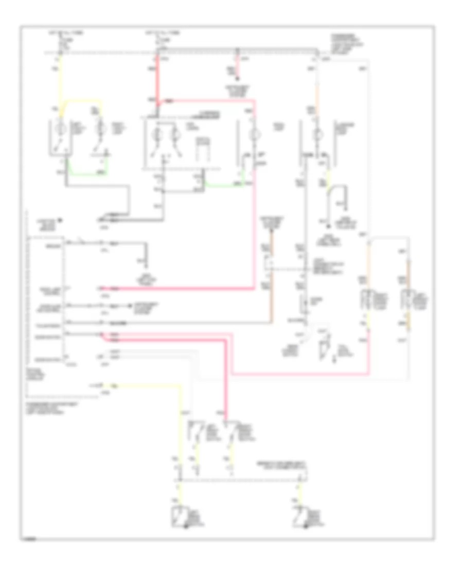 Courtesy Lamps Wiring Diagram for Hyundai Santa Fe GLS 2001
