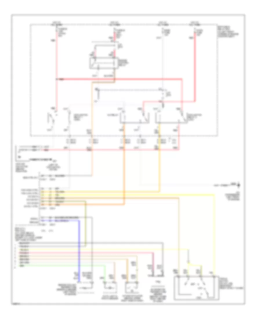 Automatic AC Wiring Diagram (2 of 2) for Hyundai Tucson Limited 2006