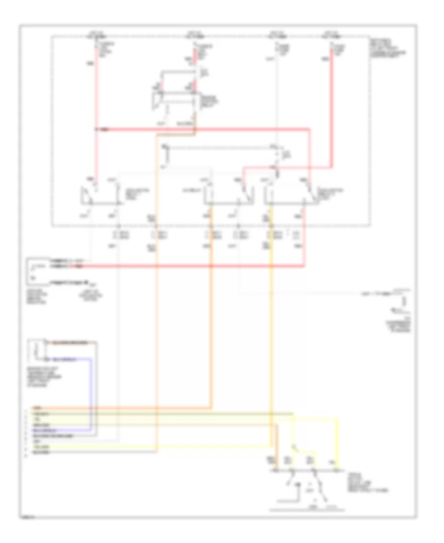 Manual A C Wiring Diagram 2 of 2 for Hyundai Tucson Limited 2006