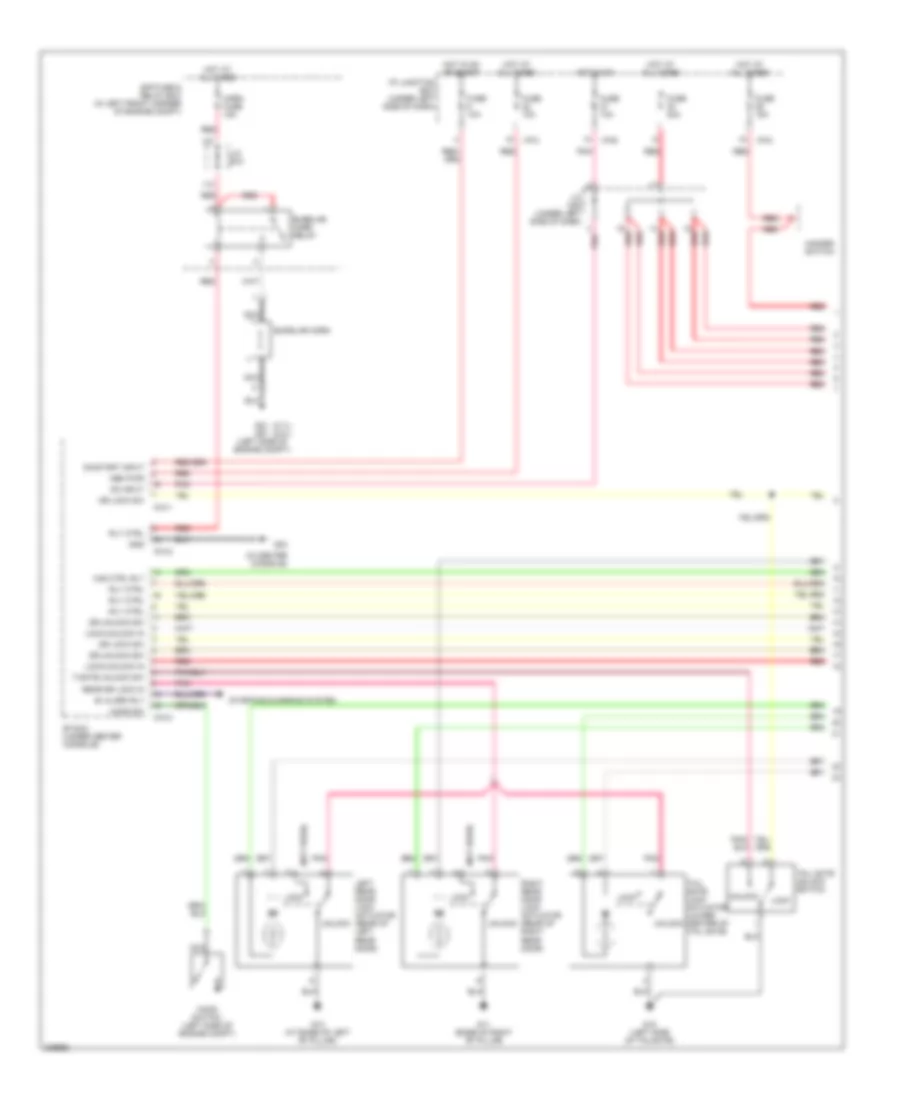Forced Entry Wiring Diagram 1 of 2 for Hyundai Tucson Limited 2006