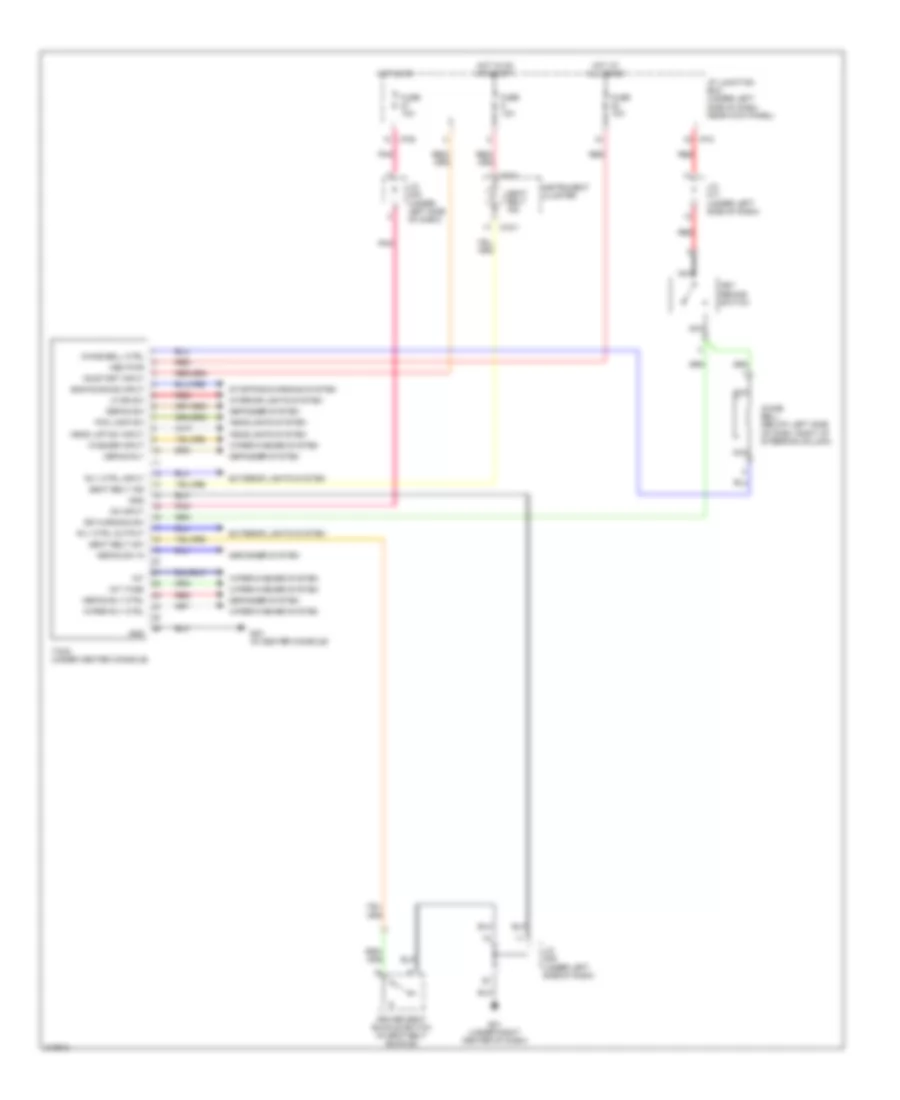 Body Control Modules Wiring Diagram without ETACM for Hyundai Tucson Limited 2006