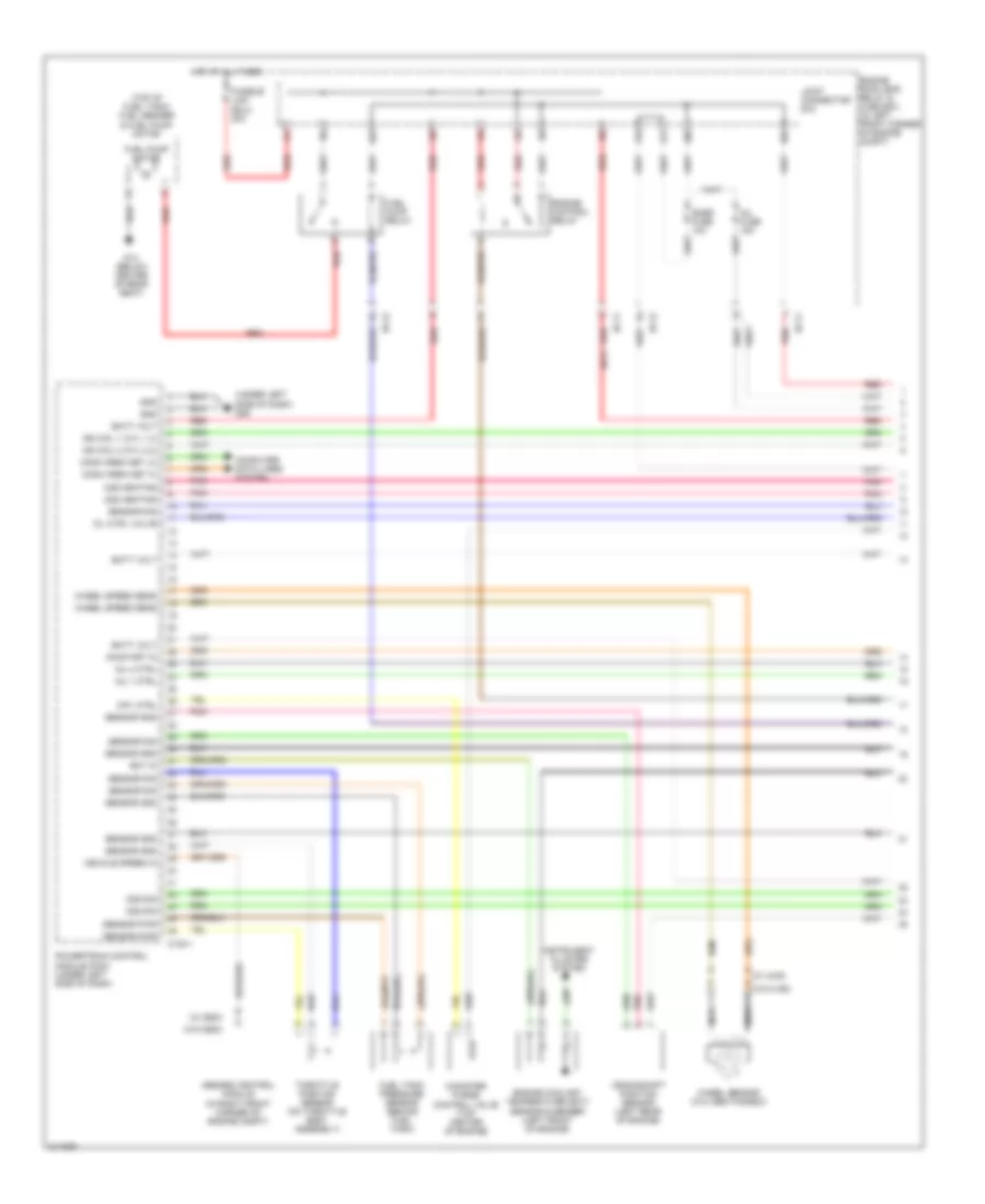 2 0L Engine Performance Wiring Diagram 1 of 4 for Hyundai Tucson Limited 2006