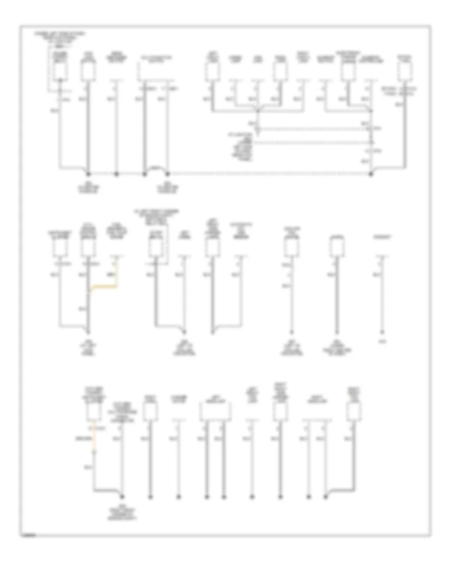 Ground Distribution Wiring Diagram 2 of 4 for Hyundai Tucson Limited 2006