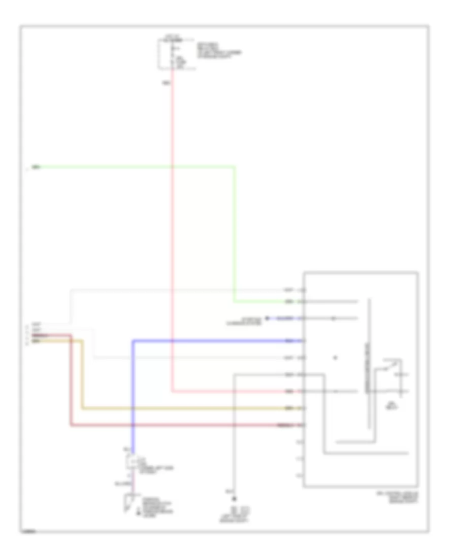 Headlights Wiring Diagram, with DRL (2 of 2) for Hyundai Tucson Limited 2006