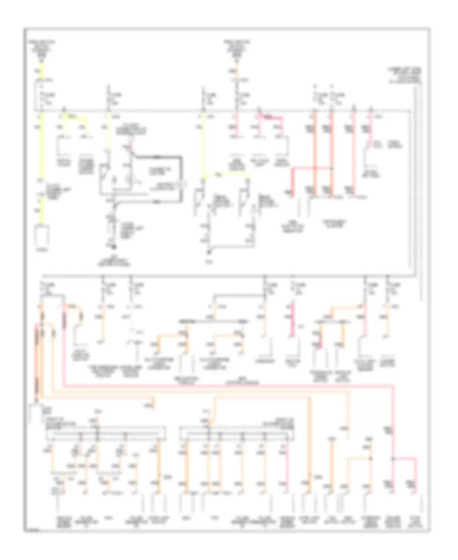 Power Distribution Wiring Diagram 2 of 6 for Hyundai Tucson Limited 2006