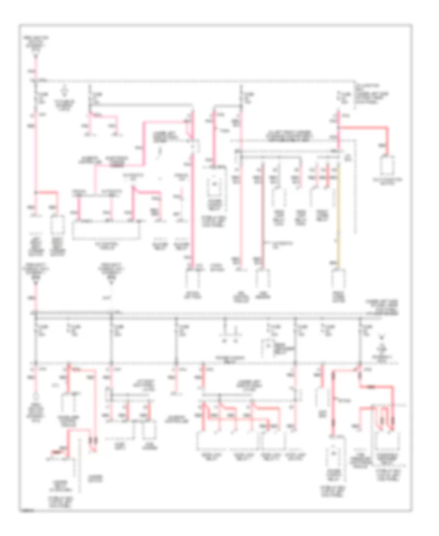 Power Distribution Wiring Diagram 3 of 6 for Hyundai Tucson Limited 2006