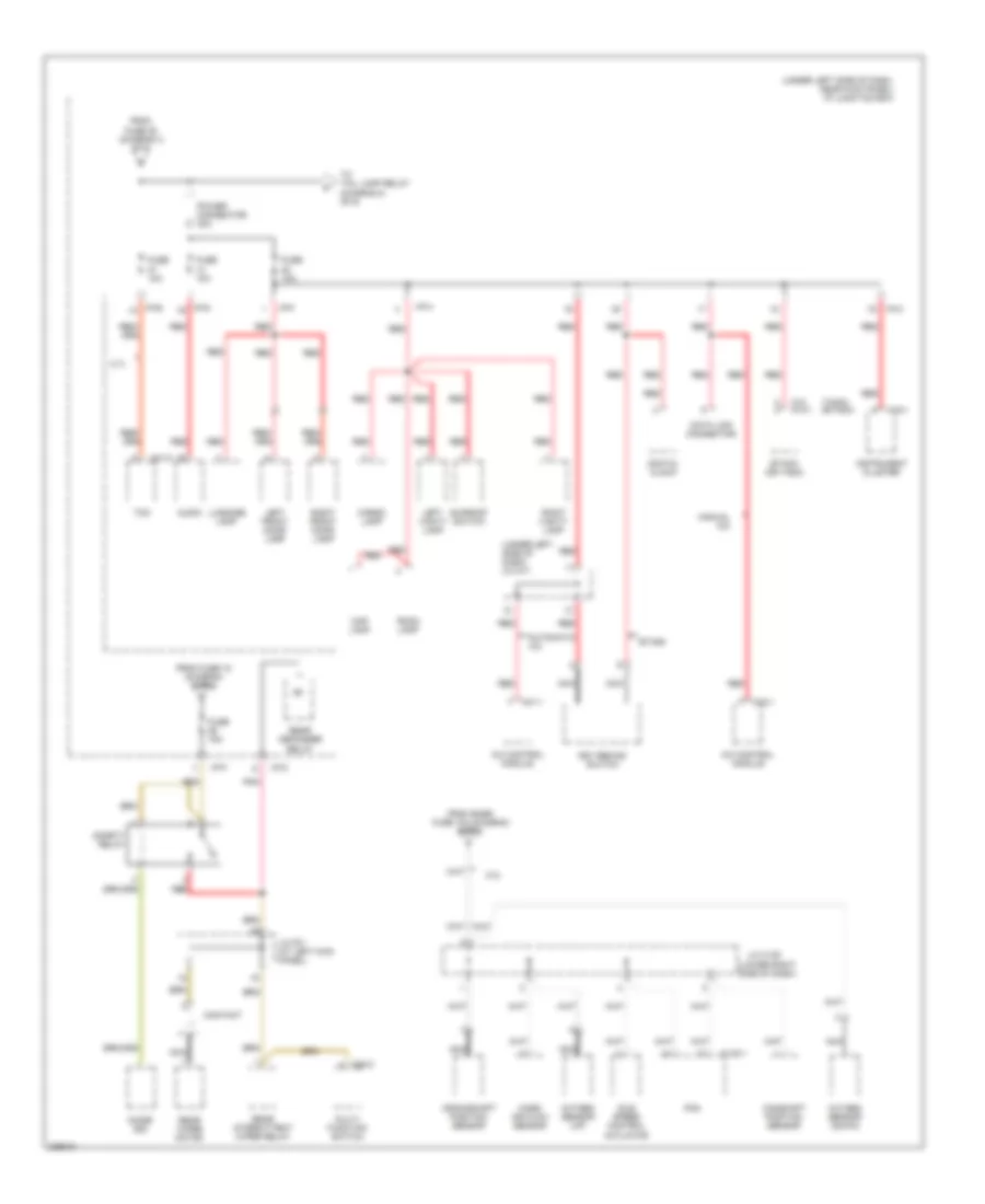 Power Distribution Wiring Diagram (4 of 6) for Hyundai Tucson Limited 2006
