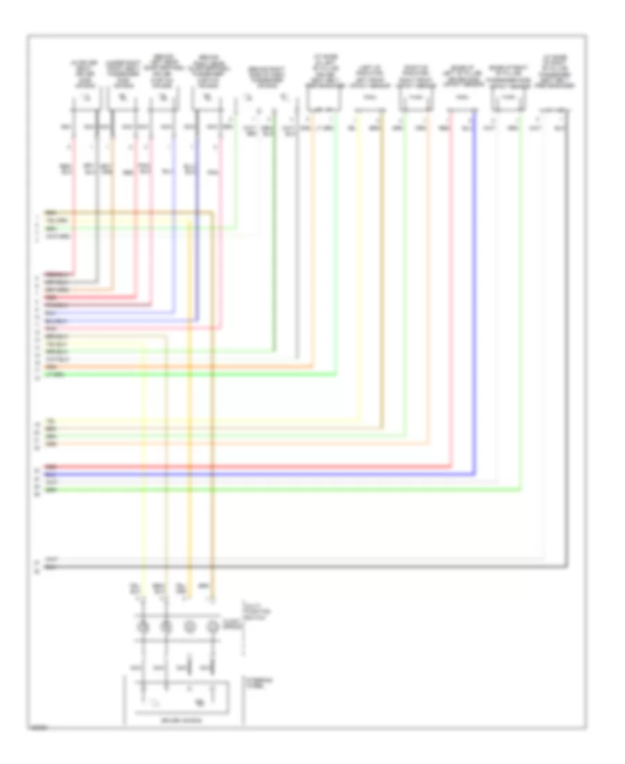 Supplemental Restraints Wiring Diagram 2 of 2 for Hyundai Tucson Limited 2006