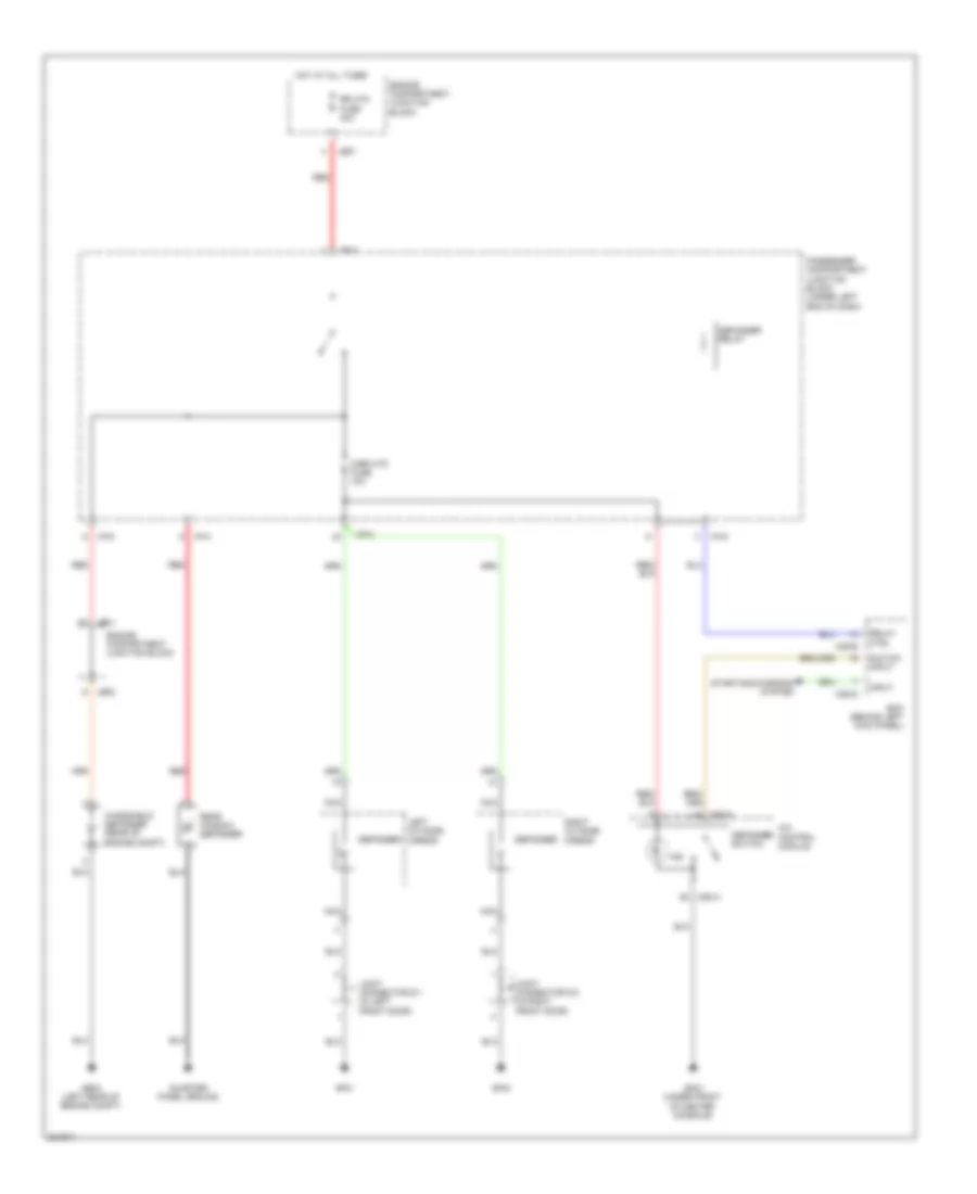 Defoggers Wiring Diagram for Hyundai Azera Limited 2010