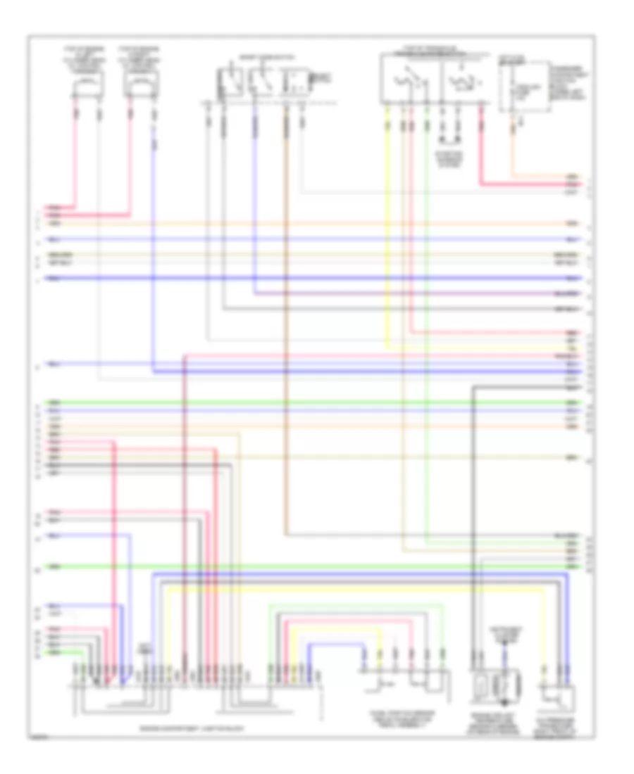 3 8L Engine Performance Wiring Diagram Early Production 2 of 5 for Hyundai Azera Limited 2010