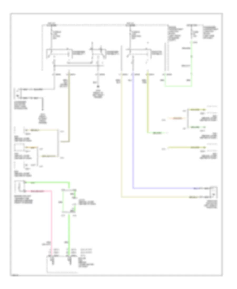 Cooling Fan Wiring Diagram for Hyundai Santa Fe LX 2001