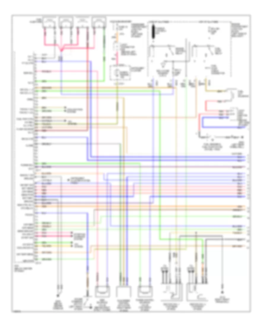 2 4L Engine Performance Wiring Diagrams A T 1 of 4 for Hyundai Santa Fe LX 2001