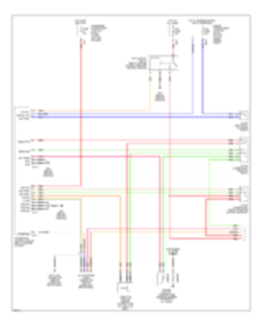 2 4L A T Wiring Diagram 1 of 2 for Hyundai Santa Fe LX 2001