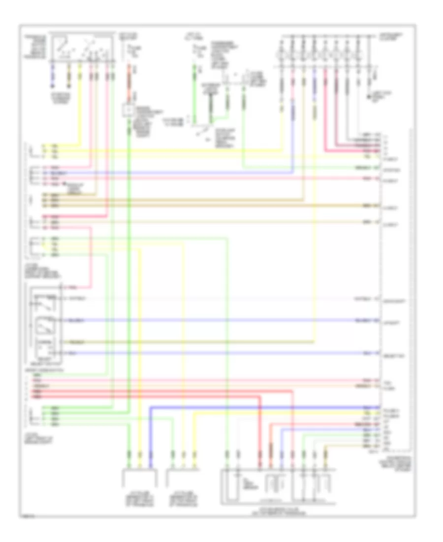 2 4L A T Wiring Diagram 2 of 2 for Hyundai Santa Fe LX 2001