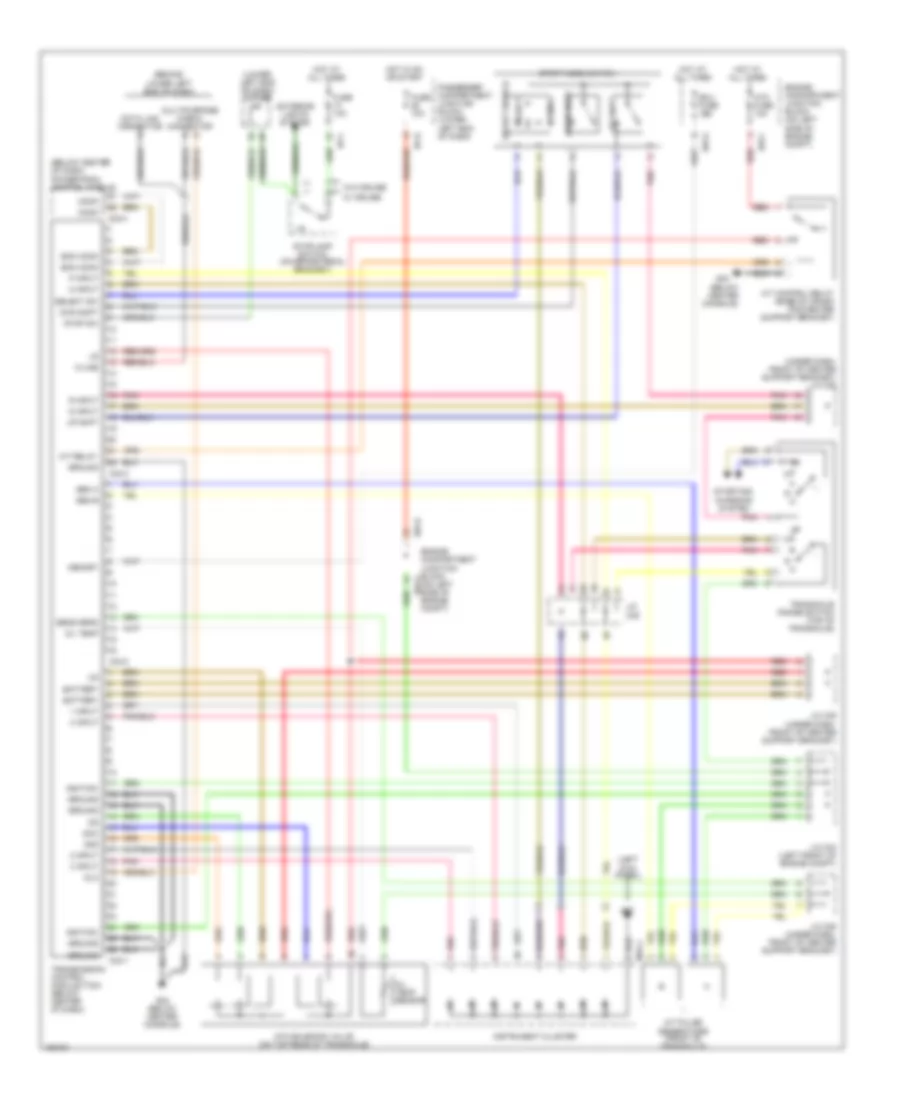 2 7L A T Wiring Diagram for Hyundai Santa Fe LX 2001