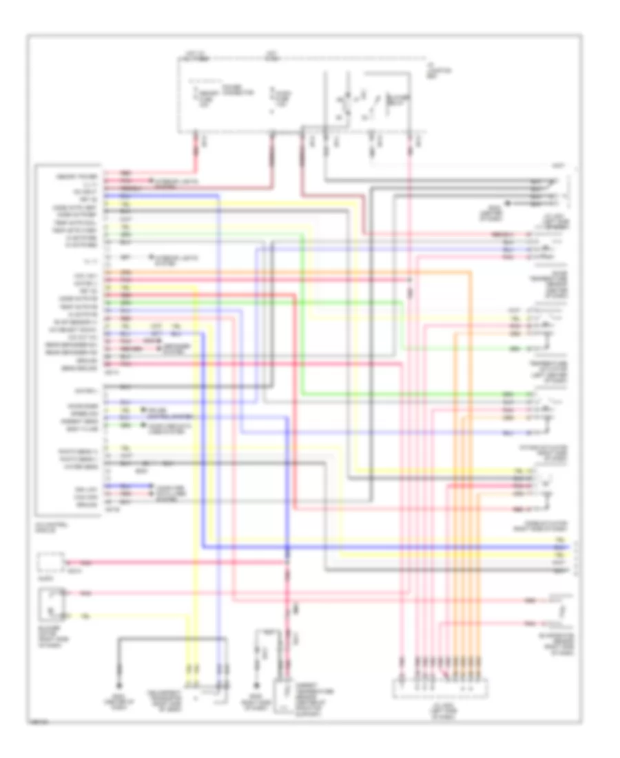 Automatic A C Wiring Diagram 1 of 2 for Hyundai Genesis Coupe 2 0T R Spec 2012