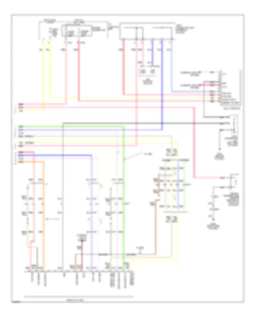 Radio Wiring Diagram, without Amplifier (2 of 2) for Hyundai Genesis Coupe 2.0T R-Spec 2012