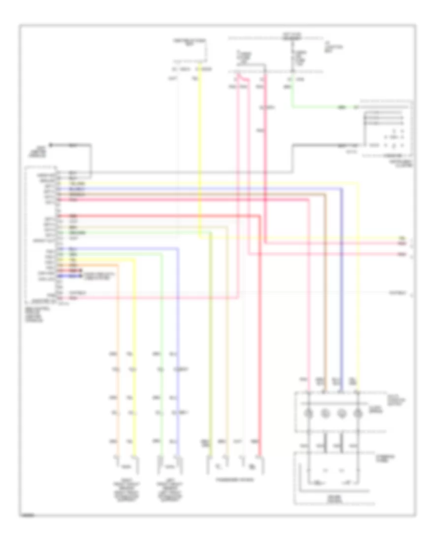 Supplemental Restraints Wiring Diagram 1 of 2 for Hyundai Genesis Coupe 2 0T R Spec 2012