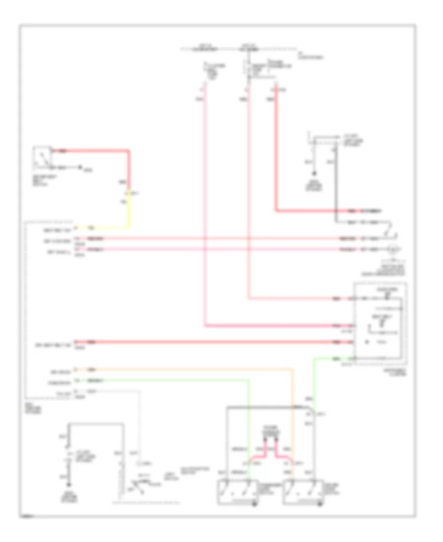 Chime Wiring Diagram for Hyundai Genesis Coupe 2 0T R Spec 2012