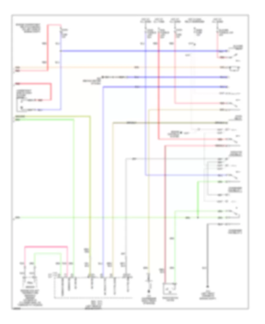 Automatic A C Wiring Diagram 2 of 2 for Hyundai Accent GLS 2007