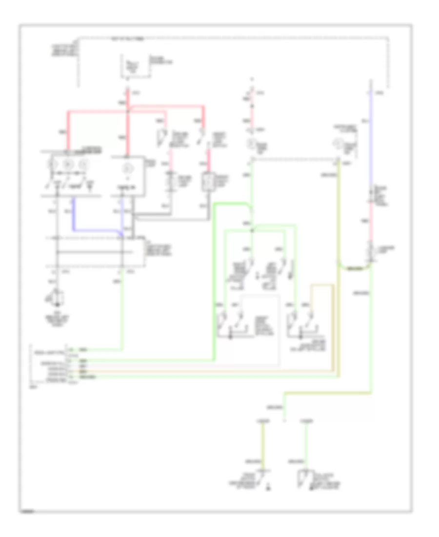 Courtesy Lamps Wiring Diagram for Hyundai Accent GLS 2007
