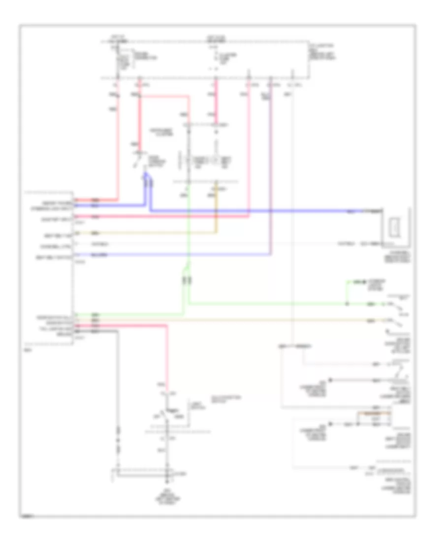 Chime Wiring Diagram for Hyundai Accent GLS 2007
