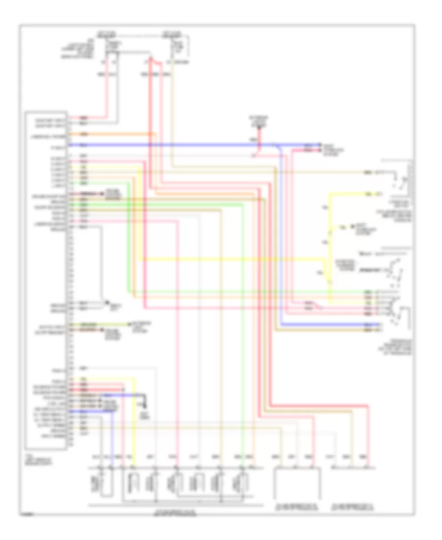 Transmission Wiring Diagram for Hyundai Elantra Blue 2010