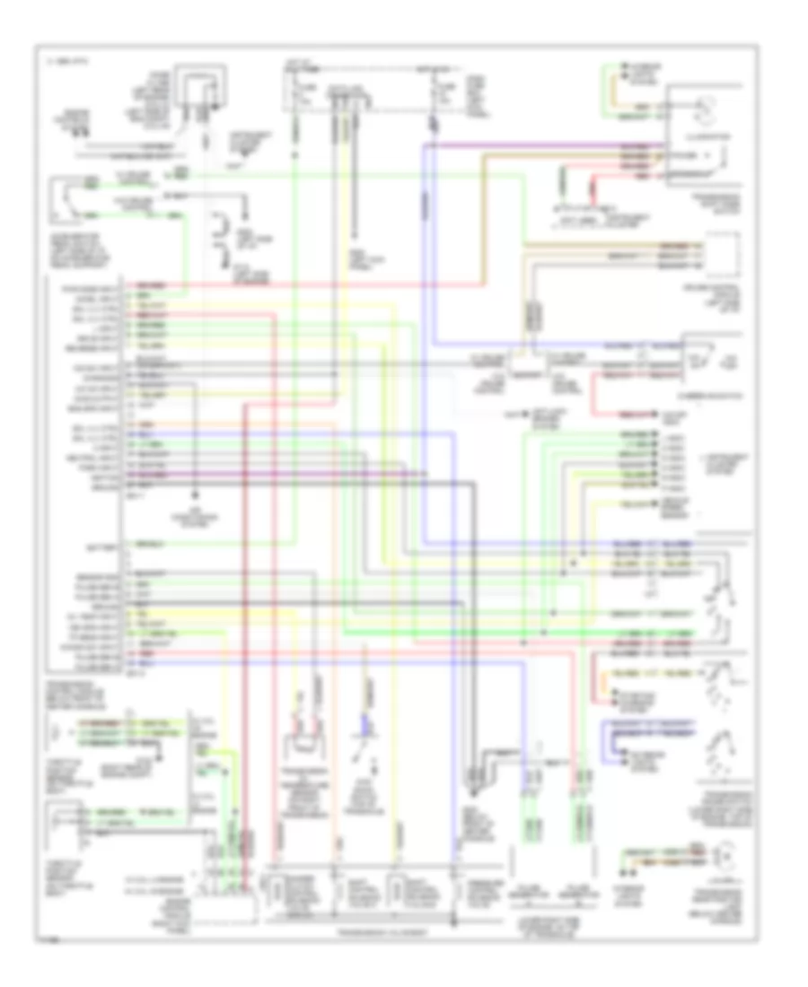 2 0L Transmission Wiring Diagram for Hyundai Sonata GLS 1992