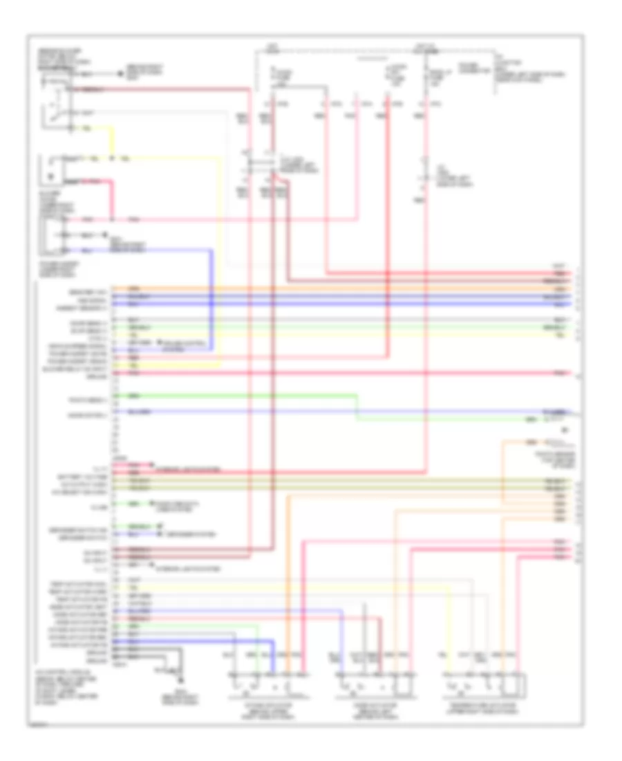 Automatic AC Wiring Diagram (1 of 2) for Hyundai Elantra GLS 2010