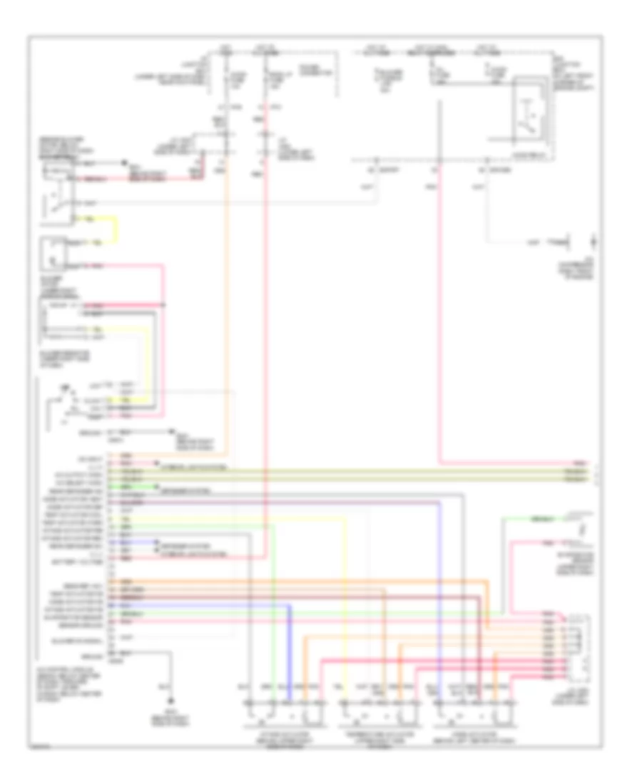Manual A C Wiring Diagram 1 of 2 for Hyundai Elantra GLS 2010