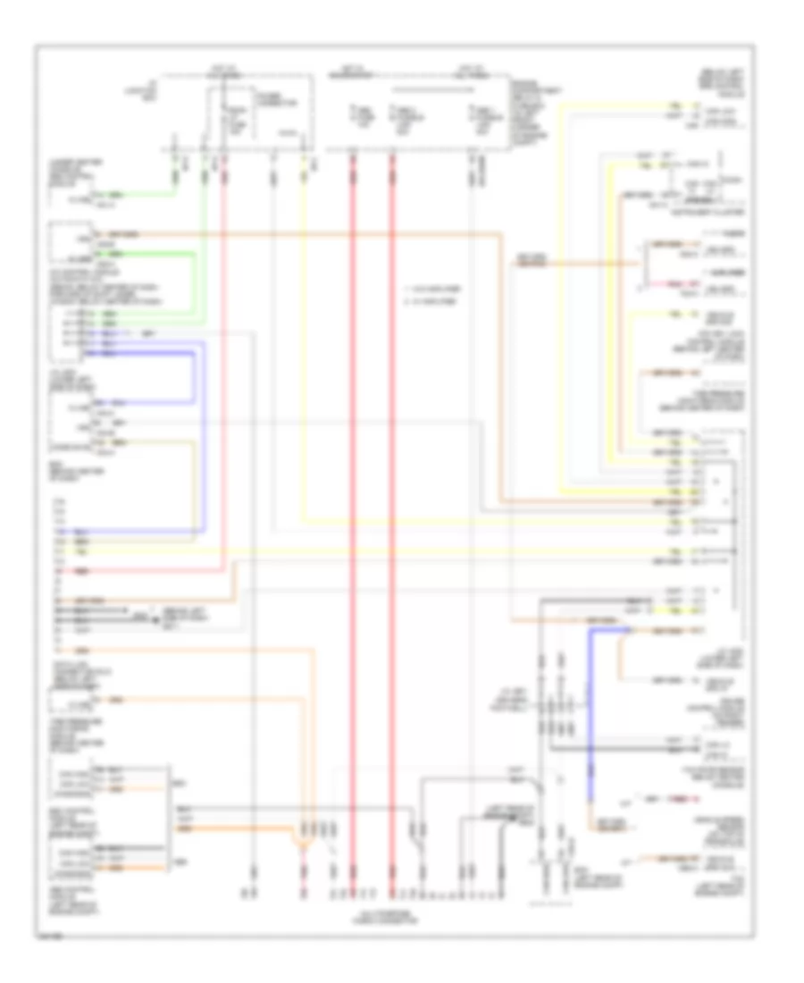 Computer Data Lines Wiring Diagram for Hyundai Elantra GLS 2010