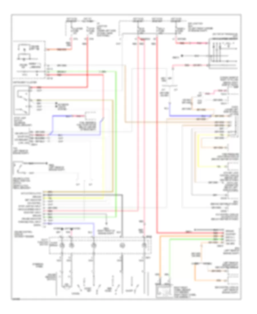 Cruise Control Wiring Diagram for Hyundai Elantra GLS 2010