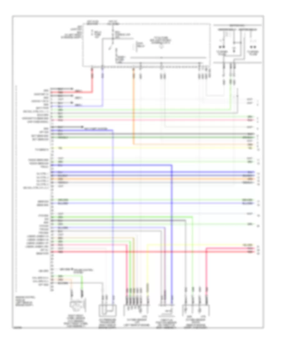 2 0L Engine Performance Wiring Diagram 1 of 3 for Hyundai Elantra GLS 2010