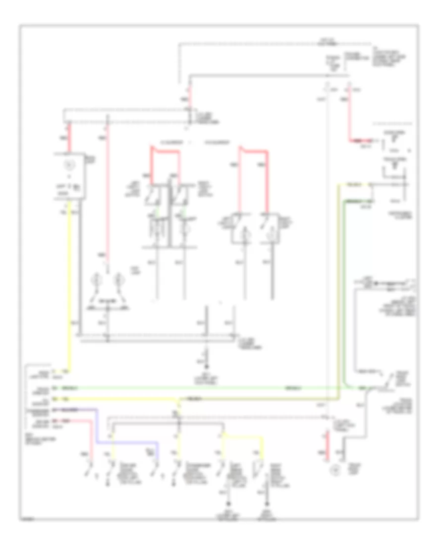 Courtesy Lamps Wiring Diagram for Hyundai Elantra GLS 2010