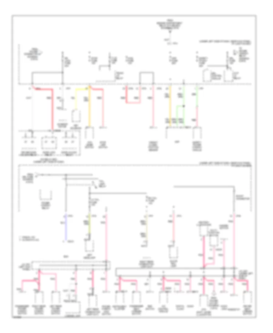 Power Distribution Wiring Diagram 6 of 6 for Hyundai Elantra GLS 2010