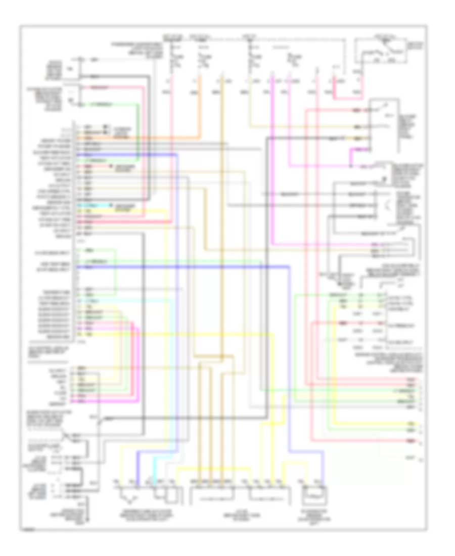 2 4L Automatic A C Wiring Diagram 1 of 2 for Hyundai Sonata GLS 2001