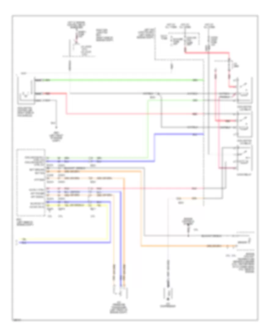 Manual AC Wiring Diagram (2 of 2) for Hyundai Genesis Coupe 3.8 Track 2012
