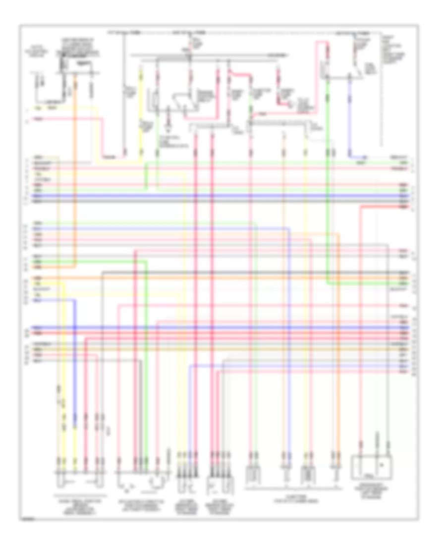 2.0L, Engine Performance Wiring Diagram (2 of 5) for Hyundai Genesis Coupe 3.8 Track 2012