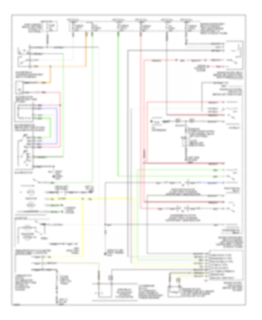 Manual AC Wiring Diagram for Hyundai Tiburon 2001
