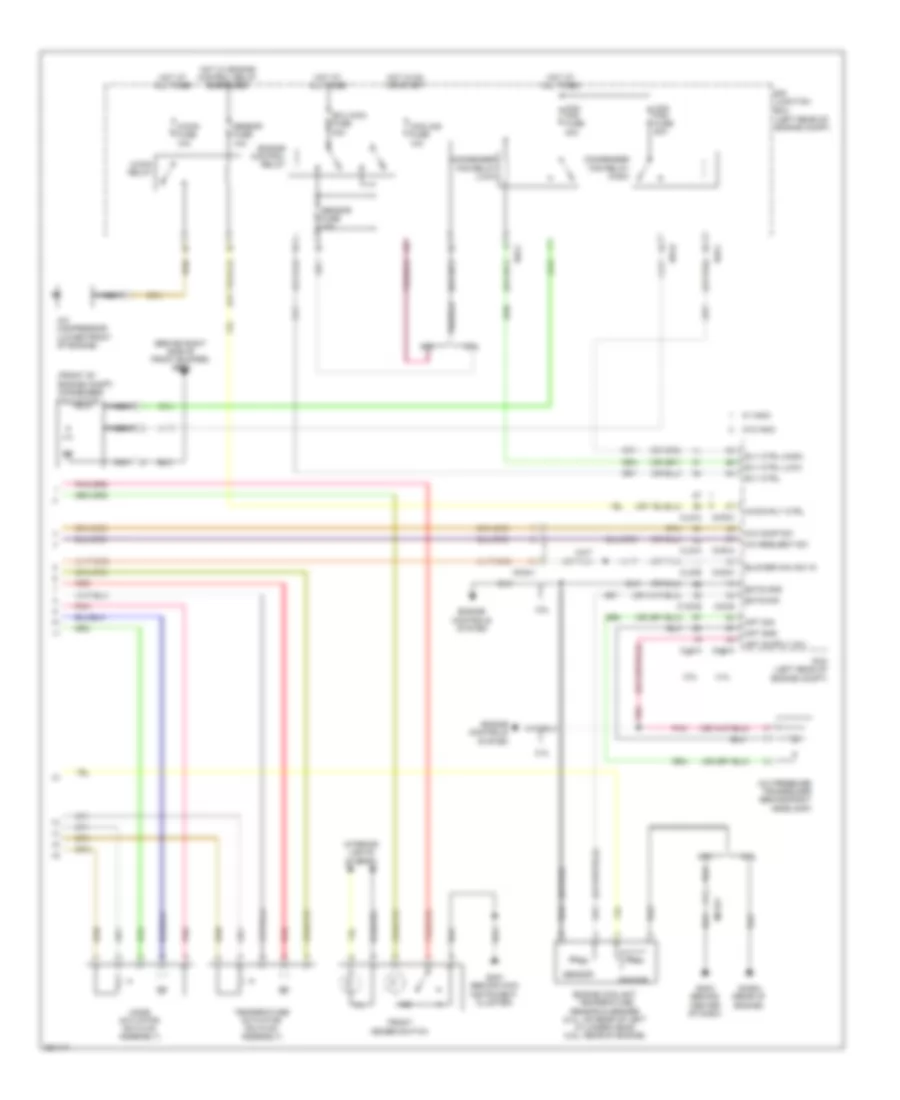 Automatic A C Wiring Diagram 2 of 2 for Hyundai Santa Fe GLS 2012