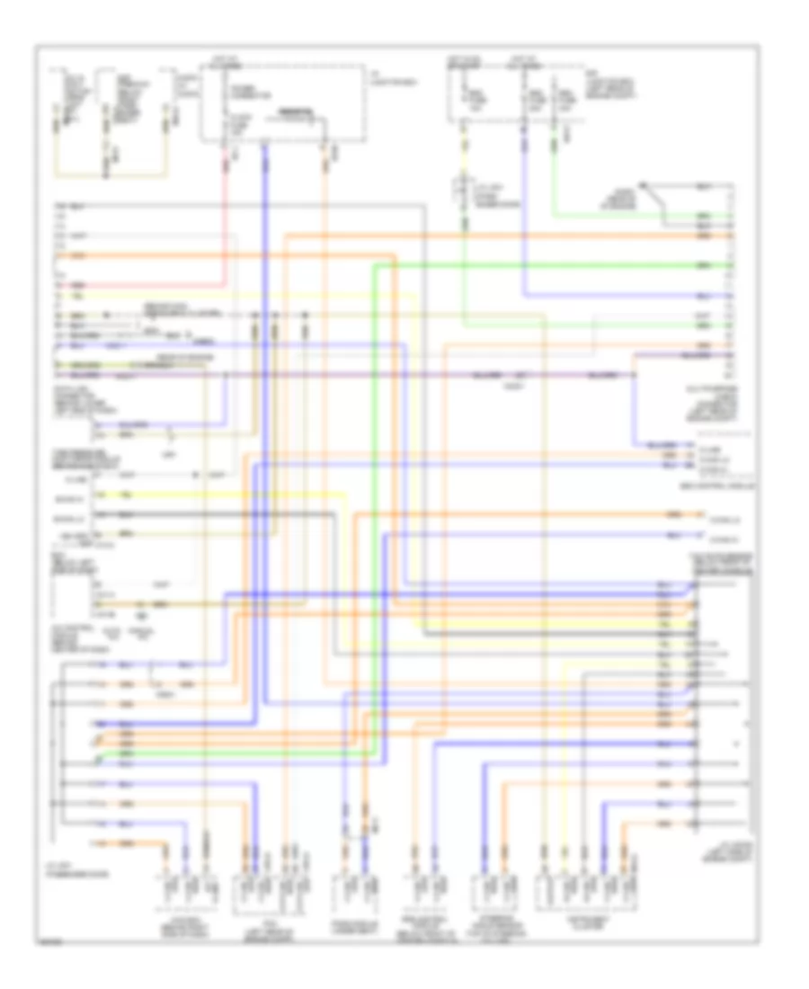 2 4L Computer Data Lines Wiring Diagram for Hyundai Santa Fe GLS 2012