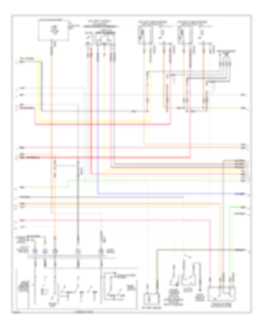 2 4L Engine Performance Wiring Diagram 2 of 5 for Hyundai Santa Fe GLS 2012