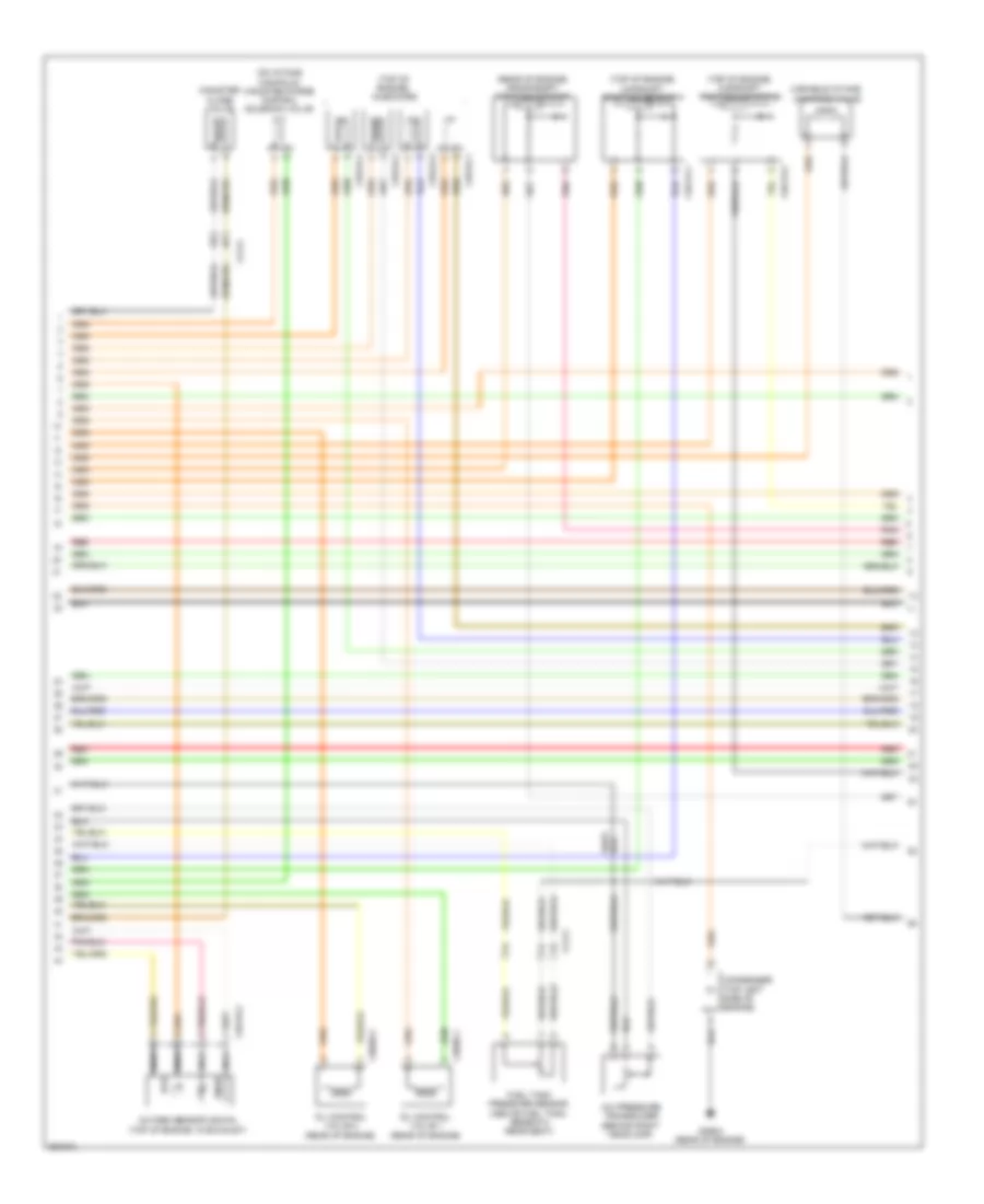 2.4L, Engine Performance Wiring Diagram (4 of 5) for Hyundai Santa Fe GLS 2012