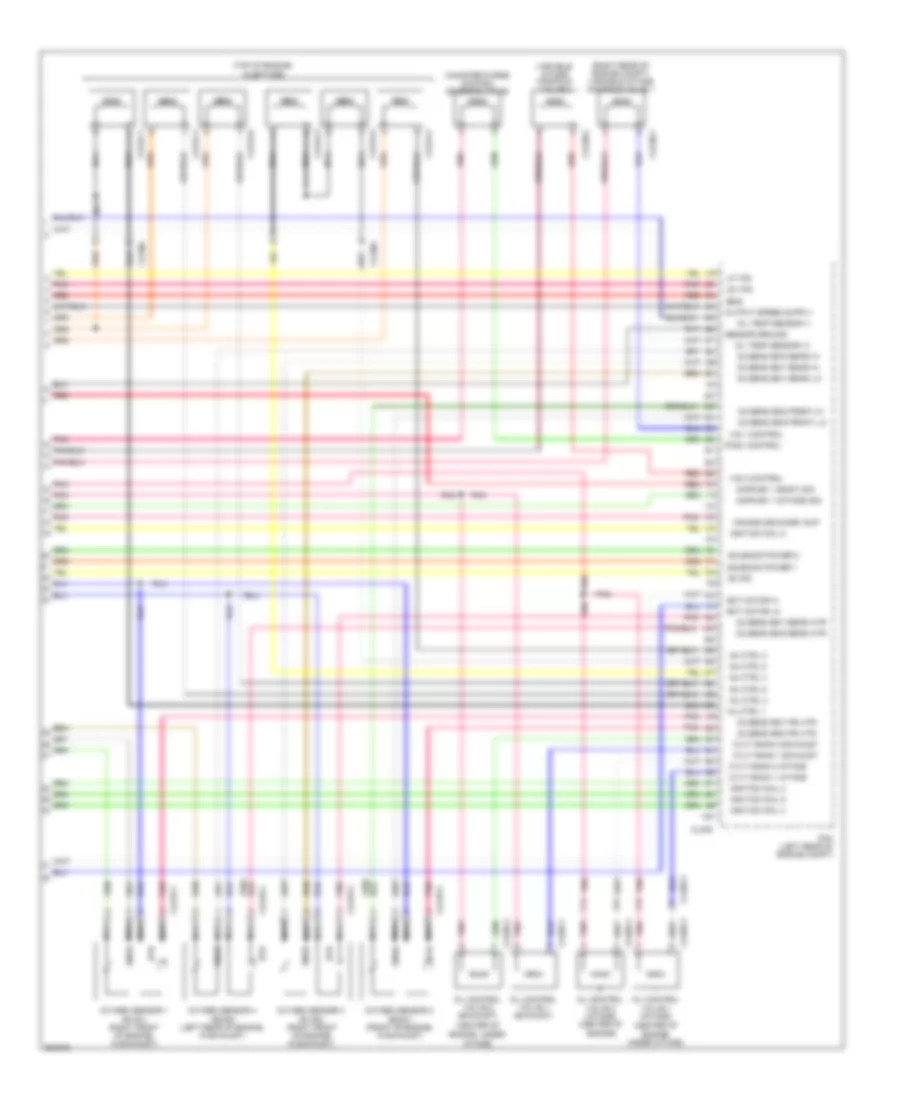 3.5L, Engine Performance Wiring Diagram (5 of 5) for Hyundai Santa Fe GLS 2012