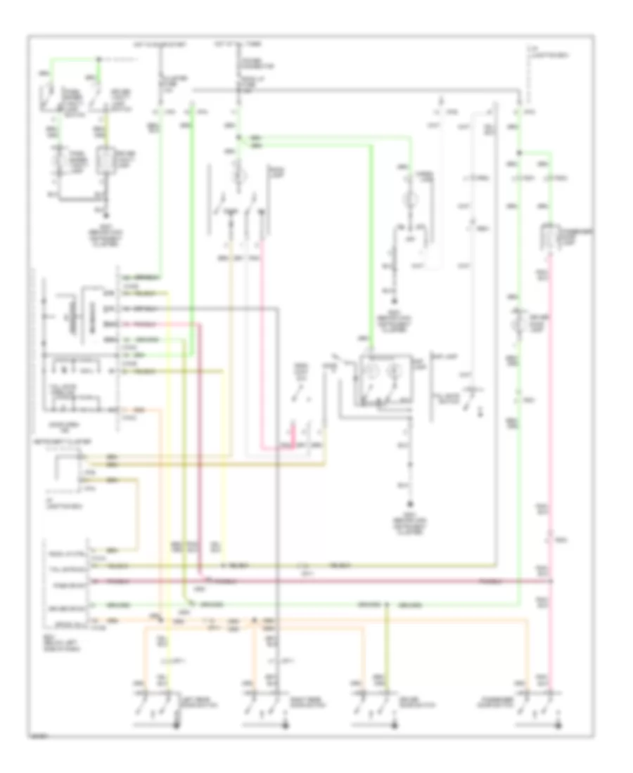 Courtesy Lamps Wiring Diagram for Hyundai Santa Fe GLS 2012