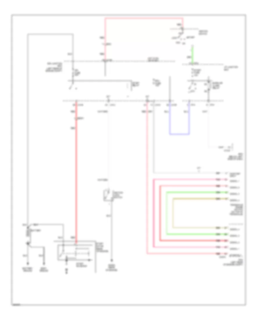 2.4L, Starting Wiring Diagram for Hyundai Santa Fe GLS 2012