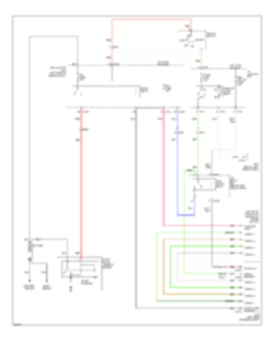 3.5L, Starting Wiring Diagram for Hyundai Santa Fe GLS 2012