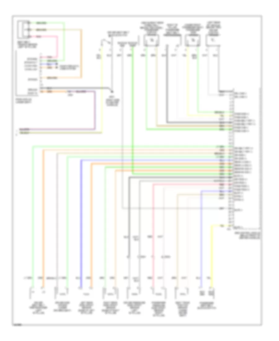 Supplemental Restraints Wiring Diagram 2 of 2 for Hyundai Santa Fe GLS 2012