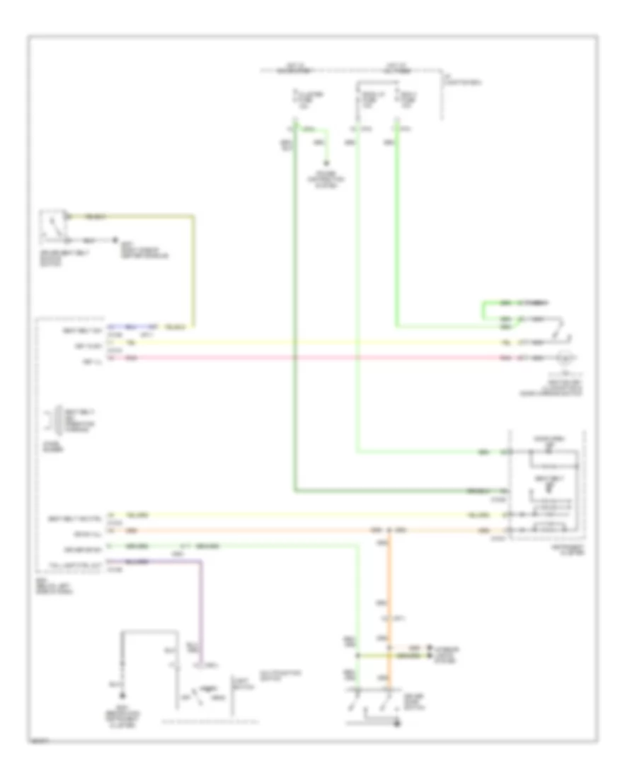Chime Wiring Diagram for Hyundai Santa Fe GLS 2012